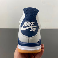 Low Top Sneakers, Blue White Gray Navy Colorway, Lace Up Design, Casual Gift for Sneaker Fans