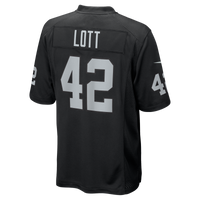 Las Vegas Raiders Ronnie Lott Black Game Retired Player Jersey