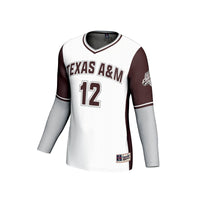 Texas A&M Aggies 2025 NCAA Volleyball National Champions Commemorative Fashion Jersey - White