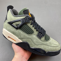 Low Top Sneakers, Army Green Black Colorway, Lace Up Design, Casual Gift for Sneaker Fans