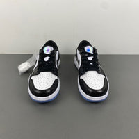 Low Top Golf Shoes, White Black Colorway, Lace Up Design, Casual Gift for Shoe Lovers