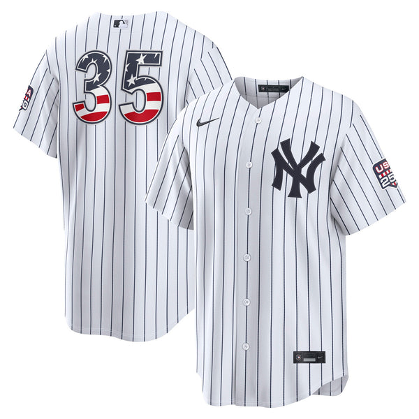 Fourth of July New York Yankees Cody Bellinger White USA 250 Stadium Jersey