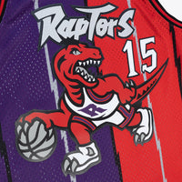 Toronto Raptors Vince Carter 1998 Split Swingman Jersey - Purple/Red