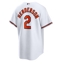 Baltimore Orioles Gunnar Henderson White Home Replica Jersey