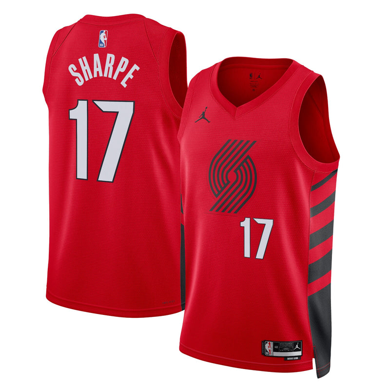 Portland Trail Blazers Statement Edition Swingman Jersey - Red - Shaedon Sharpe