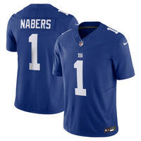 New York Giants Malik Nabers Royal Limited Jersey