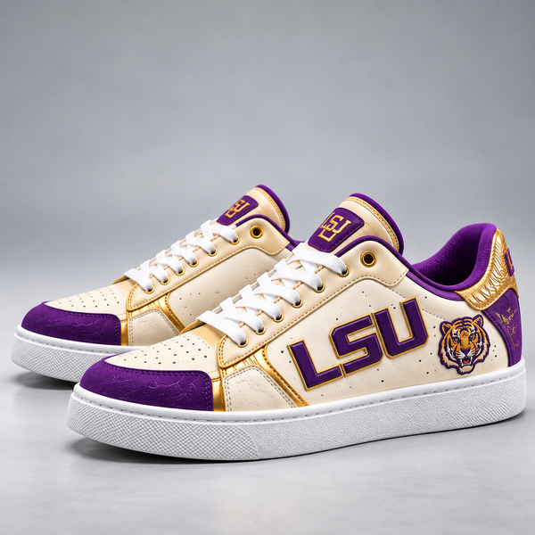 LSU - Cream, Gold and Purple in Measured Contrast - main