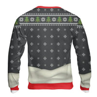 Festive Reindeer Antlers Sweater, Christmas Raccoon Sweatshirt, Humorous Trash Panda Xmas Lights Crewneck, Holiday Animal Pullover