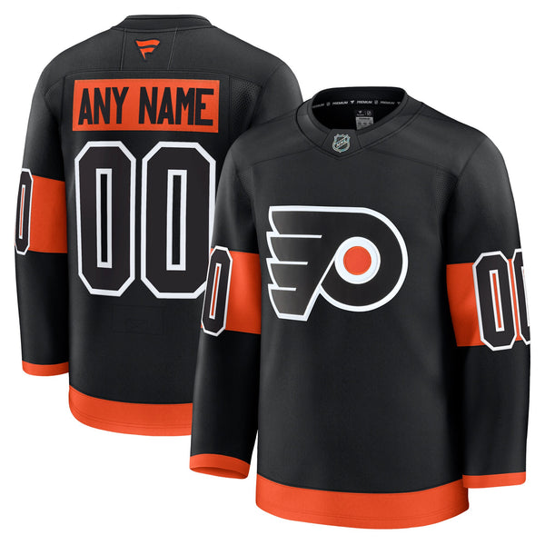 Philadelphia Flyers Black Alternate Premium Custom Jersey