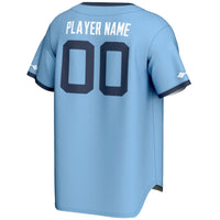 North Carolina Tar Heels Carolina Blue NIL Pick-A-Player Lightweight Baseball Jersey - Light Blue