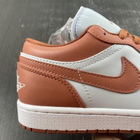 Low Top Sneakers, White Pink Colorway, Lace Up Design, Casual Gift for Sneaker Fans