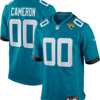Jacksonville Jaguars Josh Cameron Teal Game Jersey