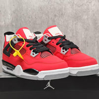 Mid Top Sneakers, Red Black Colorway, Lace Up Design, Casual Gift for Sneaker Fans