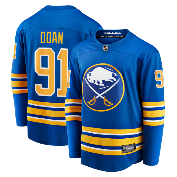 Buffalo Sabres Josh Doan Royal Home Premier Breakaway Player Jersey