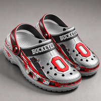 OSU Block O - Scarlet and Gray Statement Clogs