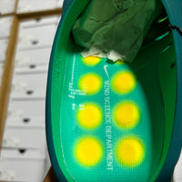 Slides, Green Red Colorway, Slip On Design, Casual Gift for Shoe Lovers
