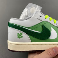 Low Top Sneakers, Neon Green White Colorway, Lace Up Design, Casual Gift for Sneaker Fans