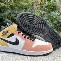 Mid Top Sneakers, Pink Colorway, Lace Up Design, Casual Gift for Sneaker Fans
