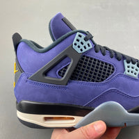 Retro Mid Top Sneakers, Purple Colorway, Lace Up Design, Casual Gift for Sneaker Fans