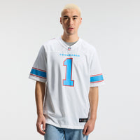 Tennessee Titans Cameron Ward White Game Jersey