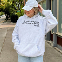Humorous Christmas Quote Sweatshirt, Probably Just Gonna Jingle Some of the Way Hoodie, Sarcastic Holiday Hoodie, Comfy Winter Jingle Sweatshirt