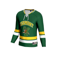 Vermont Catamounts Lightweight Hockey Fashion Jersey - Green
