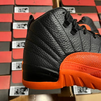 Sneakers, Black Orange Colorway, Casual Gift for Sneaker Fans