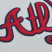 Atlanta Braves Chipper Jones Gray 1995 Throwback Authentic Jersey