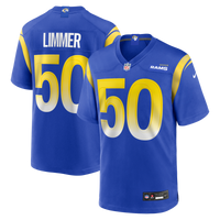 Los Angeles Rams Beaux Limmer Royal Team Game Jersey