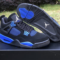 Sneakers, Blue Black Colorway, Lace Up Design, Casual Gift for Sneaker Fans