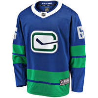Vancouver Canucks Brock Boeser Blue Breakaway Jersey