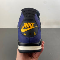 Retro Mid Top Sneakers, Purple Colorway, Lace Up Design, Casual Gift for Sneaker Fans