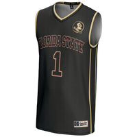#1 Florida State Seminoles Lightweight Basketball Jersey - Black