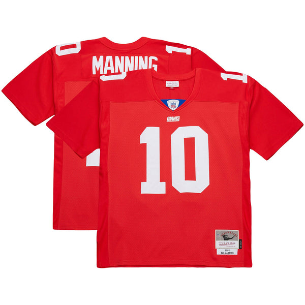 New York Giants Eli Manning Red 2004 Team Legacy Retired Player Big & Tall Jersey