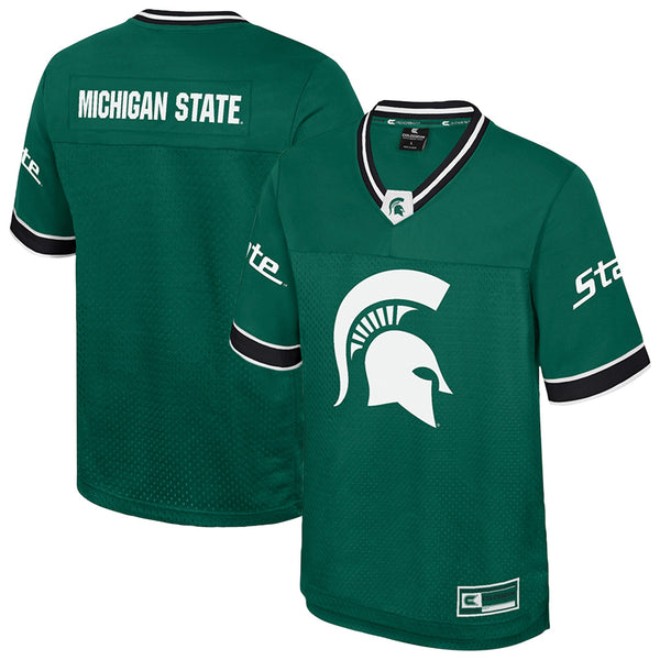 Michigan State Spartans Nothing But The Hits Football Jersey - Green
