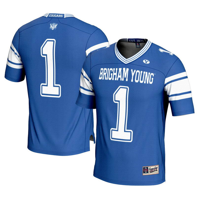 #1 BYU Cougars Football Jersey - Royal