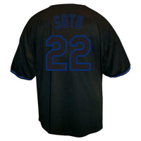 New York Mets Juan Soto Black Big & Tall Pop Fashion Jersey