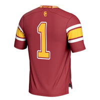 #1 USC Trojans Football Jersey - Cardinal