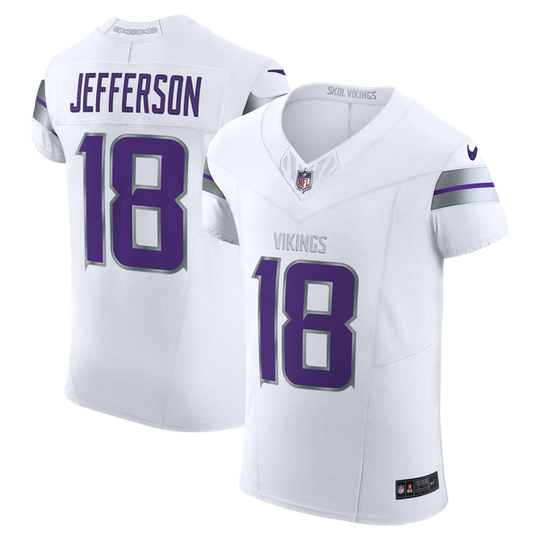 Minnesota Vikings Justin Jefferson White Alternate Elite Player Jersey