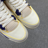 Retro Basketball Shoes, Blue White Red Colorway, Gradient Colorway, Lace Up Design, Casual Gift for Shoe Lovers