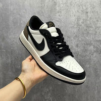 Low Top Sneakers, Black Colorway, Lace Up Design, Casual Gift for Sneaker Fans