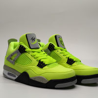 Sneakers, Neon Green Colorway, Lace Up Design, Casual Gift for Sneaker Fans