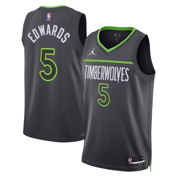 Minnesota Timberwolves Statement Edition Swingman Jersey - Gray - Anthony Edwards