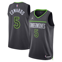 Minnesota Timberwolves Statement Edition Swingman Jersey - Gray - Anthony Edwards