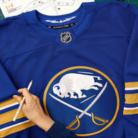 Buffalo Sabres Royal Home Authentic Pro Custom Jersey