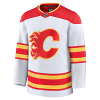 Calgary Flames White Away Premium Jersey