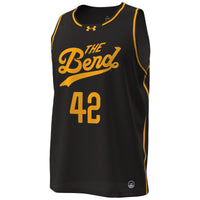 #42 Notre Dame Fighting Irish The Bend Replica Basketball Jersey - Black