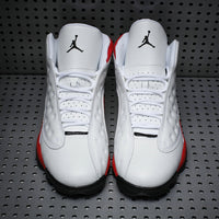 Sneakers, White Red Colorway, Lace Up Design, Casual Gift for Sneaker Fans
