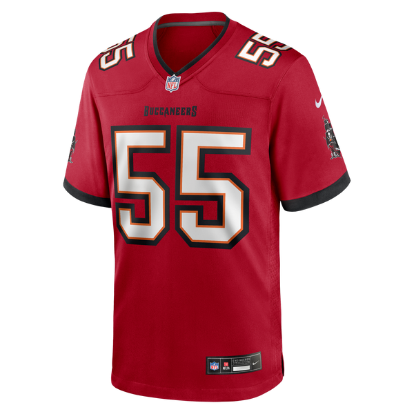 Tampa Bay Buccaneers Derrick Brooks Red Game Retired Player Jersey