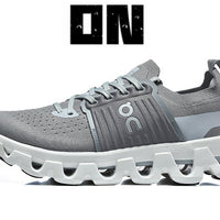 Low Top Sneakers, Gray Colorway, Lace Up Design, Casual Gift for Sneaker Fans